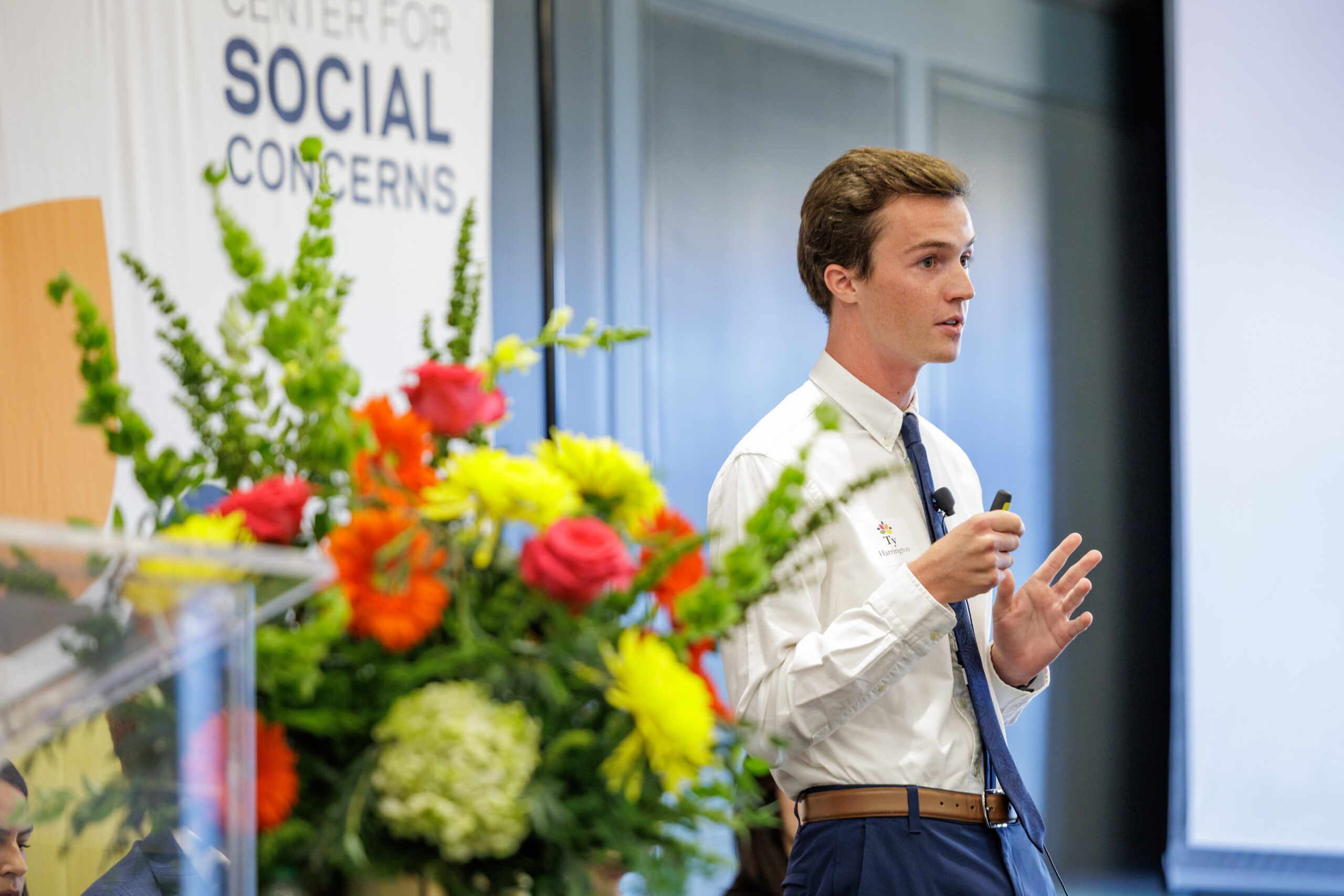 Ty Harrington at Researching for the Common Good Symposium