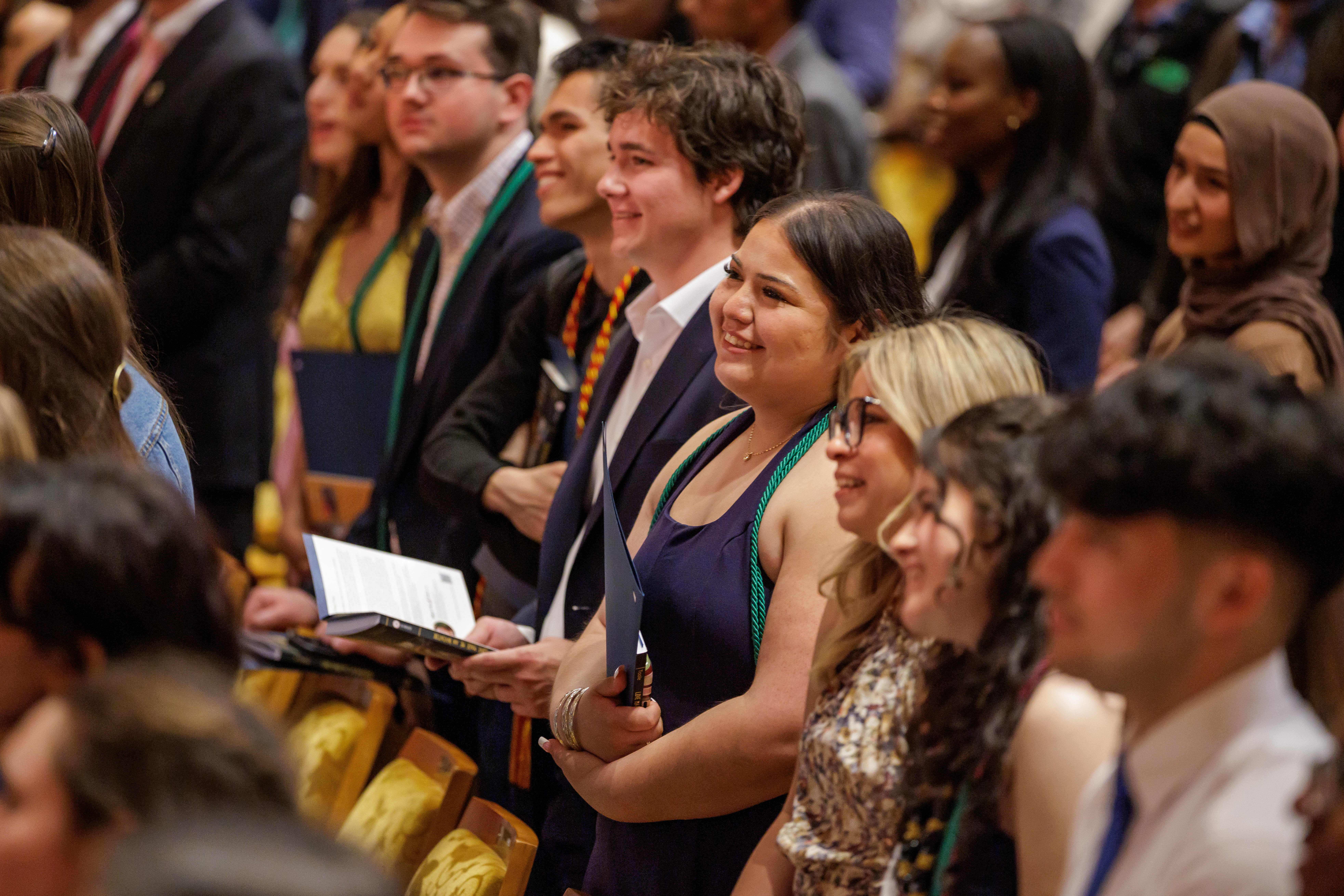 Graduates at Senior Send-off Ceremony